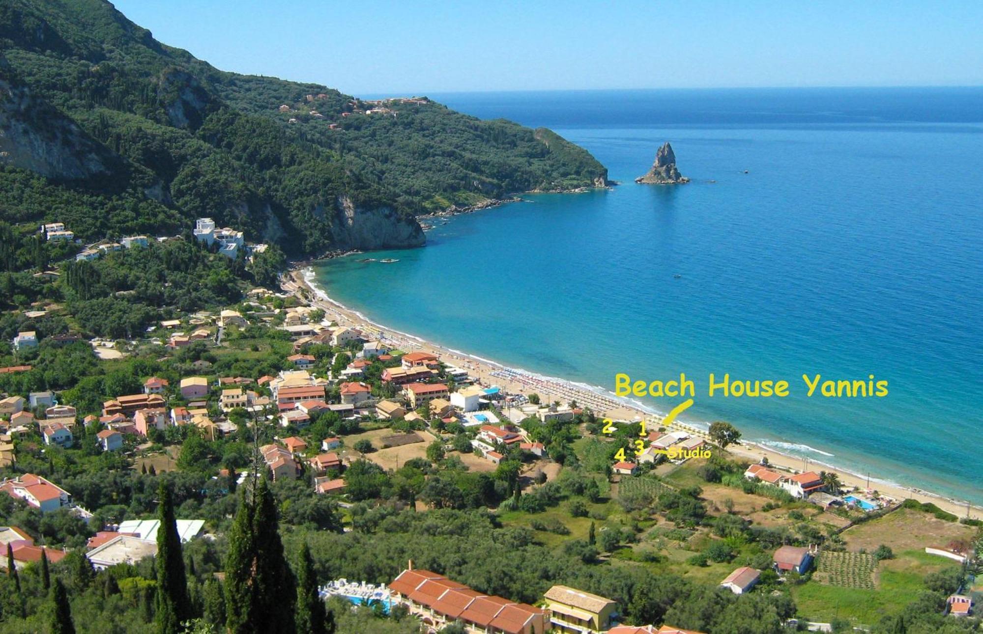 Beach House Yannis 3 In Agios Gordios Beach On Corfu Εξωτερικό φωτογραφία